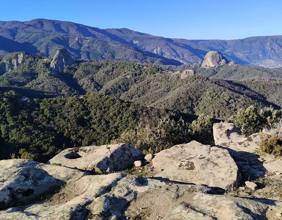 scorcio della valle delle grandi pietre