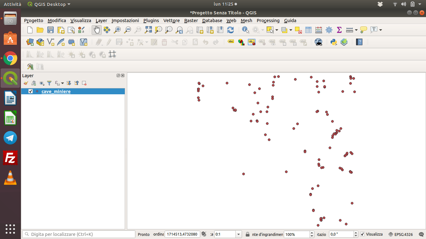 QGIS come creare uno shapefile da un file csv IntraGeo