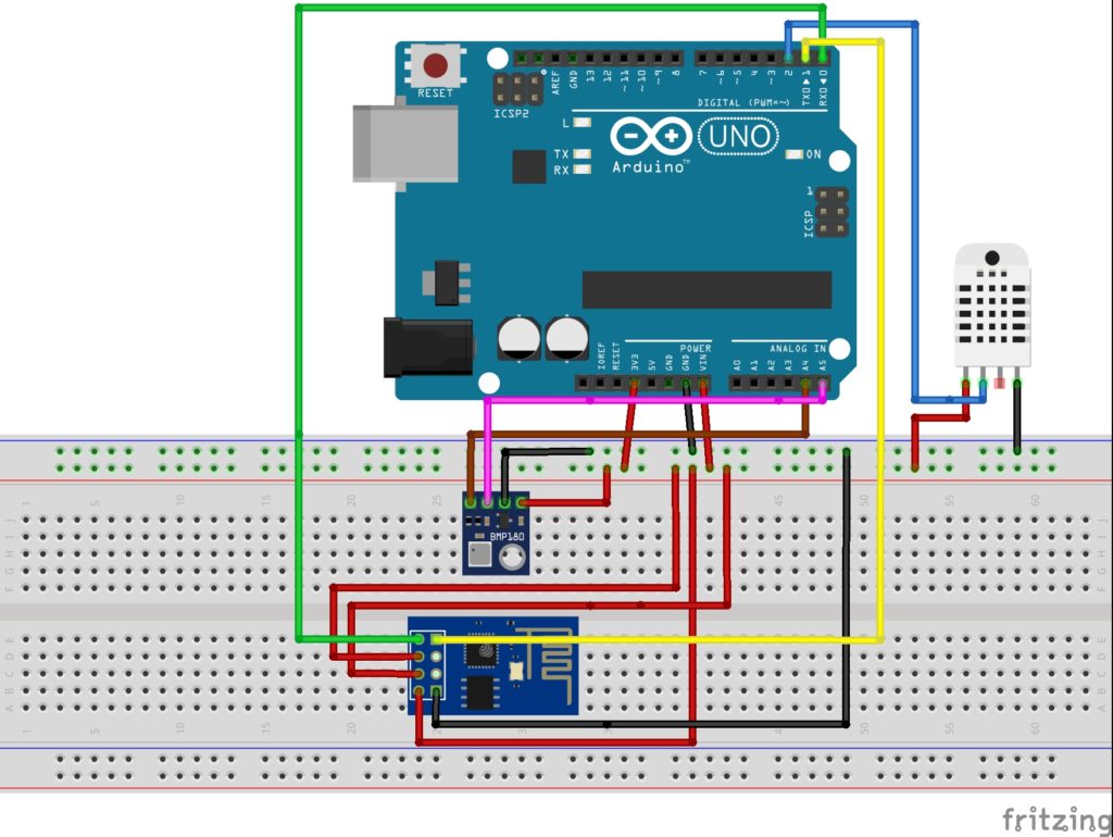 Una fantastica STAZIONE METEO fai da te con un Anemometro con Arduino  controllata da un'APP 