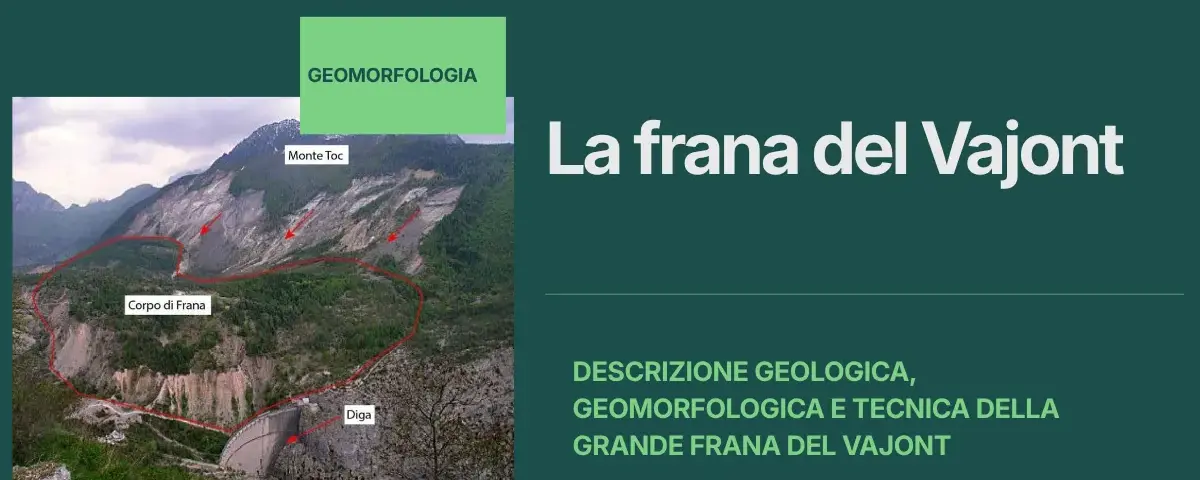 la geologia della frana del Vajont