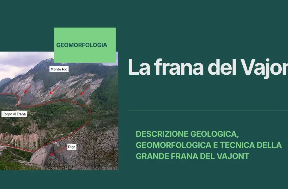 la geologia della frana del Vajont